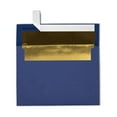 thumbnail image 1 of LUXPaper A7 Foil Lined Envelopes, 5 1/4 x 7 1/4, Peel & Press, 80 lb. Navy w/ Gold Lining, 1000 Pack, 1 of 1