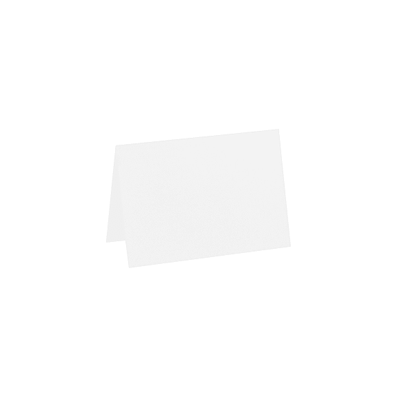 LUXPaper A7 Folded Card, 5 1/8 x 7, White Linen, 50 Pack