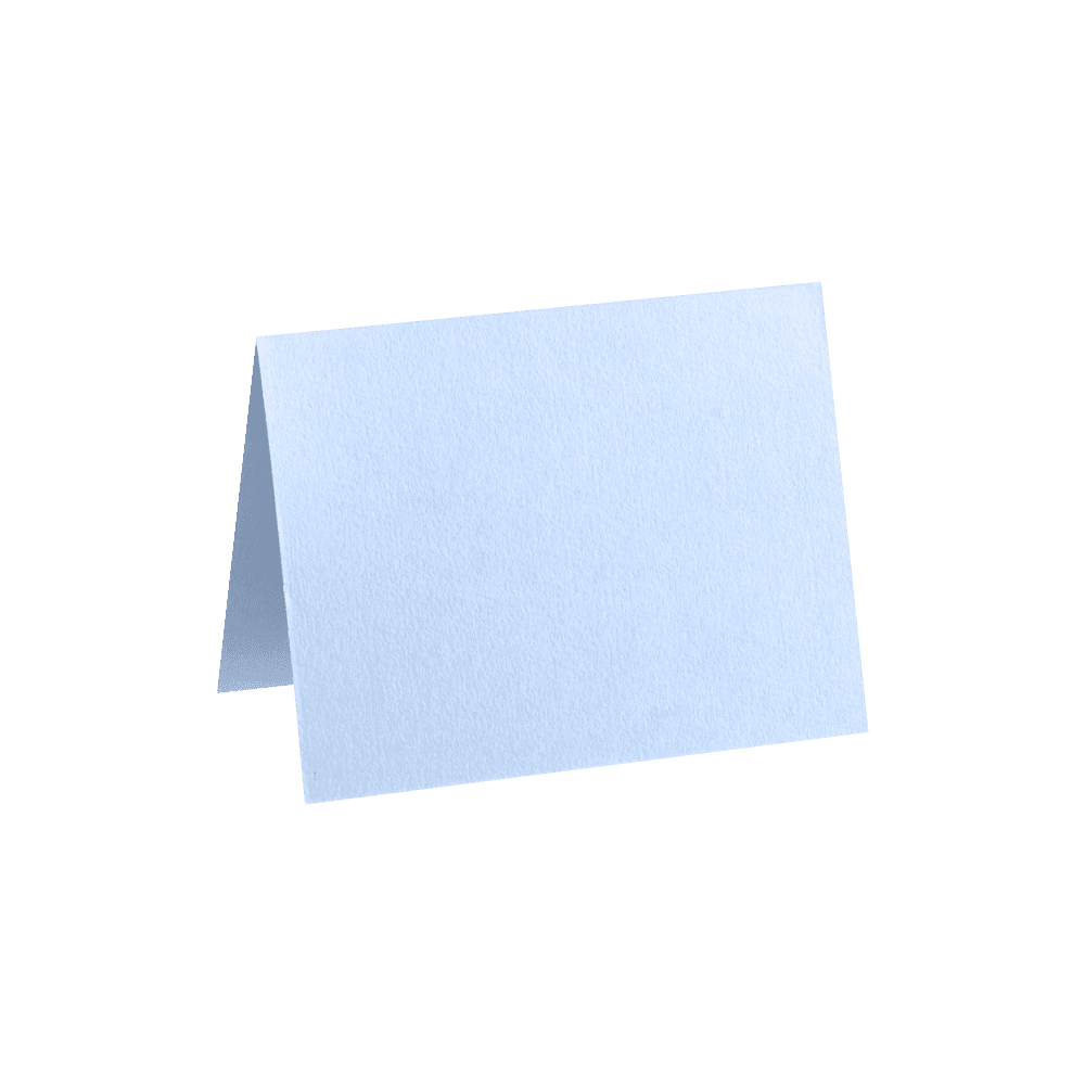 LUXPaper A7 Folded Notecards, 5 1/8 x 7, Baby Blue, 1000 Pack