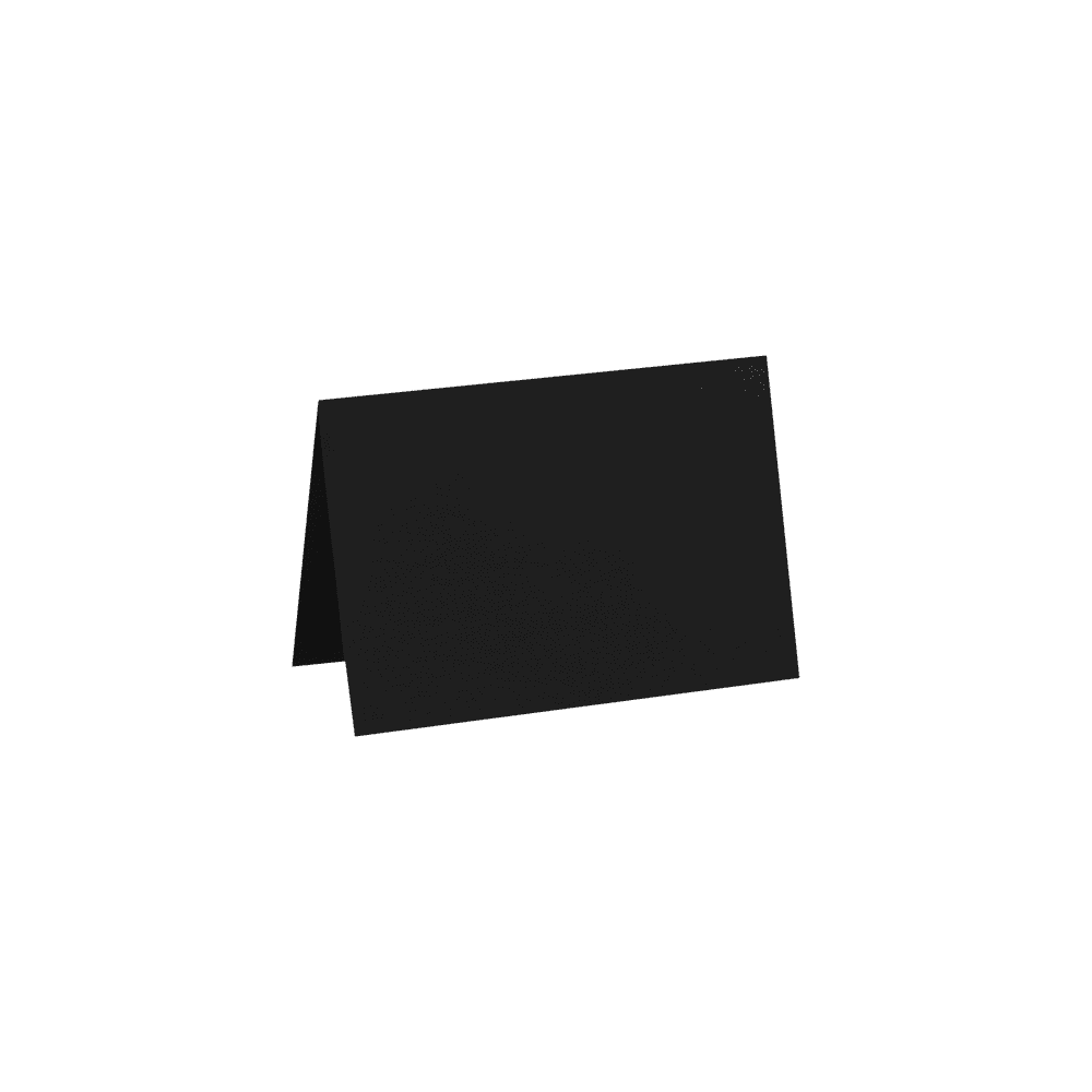 LUXPaper A7 Folded Notecards, 5 1/8 x 7, Black Linen, 1000 Pack