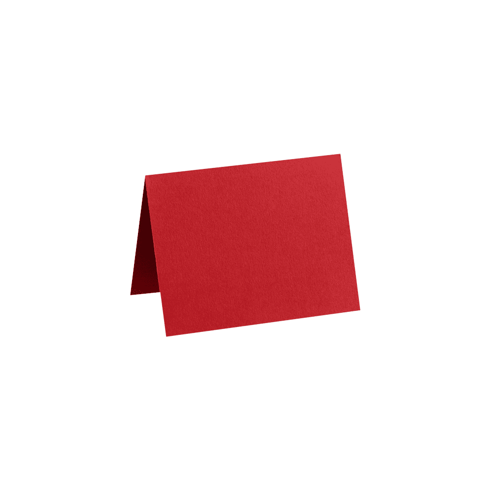 LUXPaper A7 Folded Notecards, 5 1/8 x 7, Ruby Red, 1000 Pack
