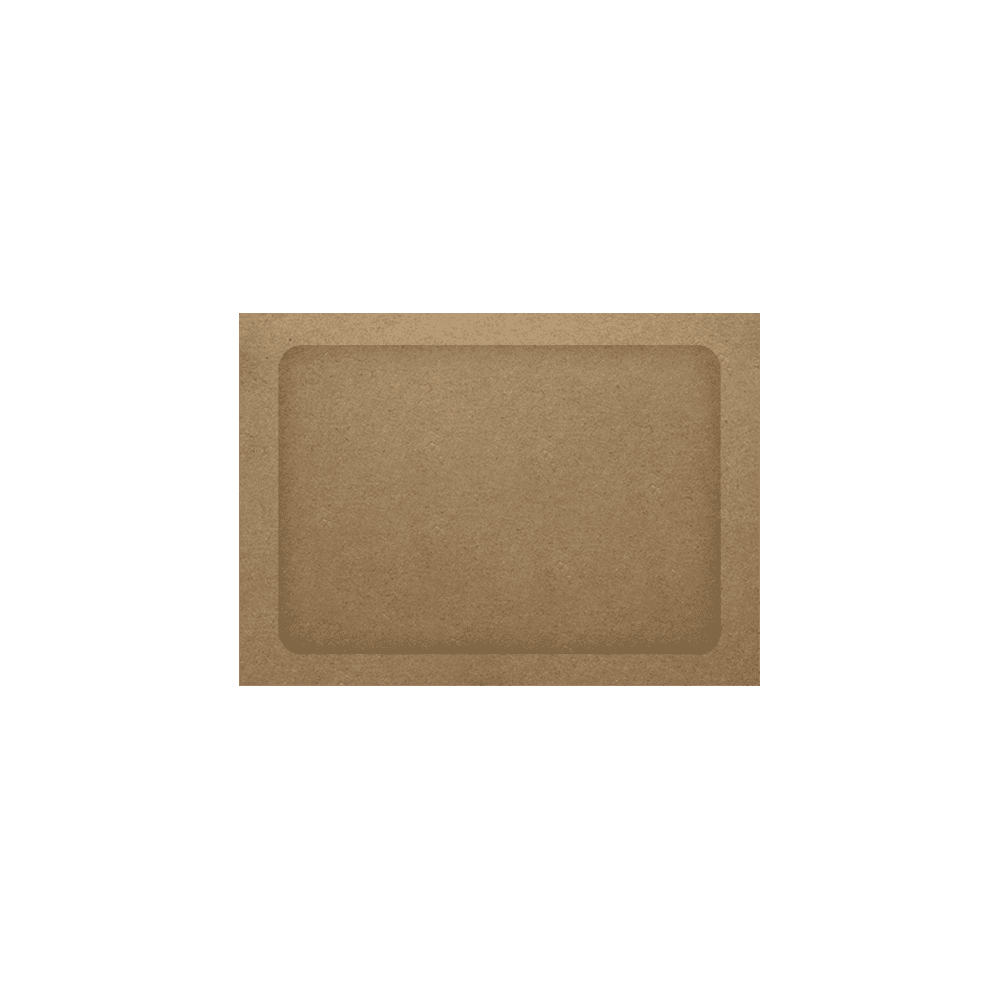 LUXPaper A7 Full Face Window Envelopes, 5 1/4 x 7 1/4, Grocery Bag Brown, 1000 Pack
