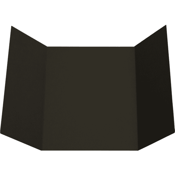 LUXPaper A7 Gatefold Invitation, 5 x 7, Black Linen, 100 Pack