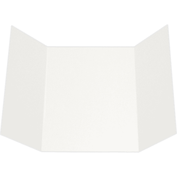LUXPaper A7 Gatefold Invitation, 5 x 7, White, 100 Pack