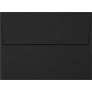 LUXPaper A7 Invitation Envelopes, 5 1/4 x 7 1/4, Black Linen, 50/Pack