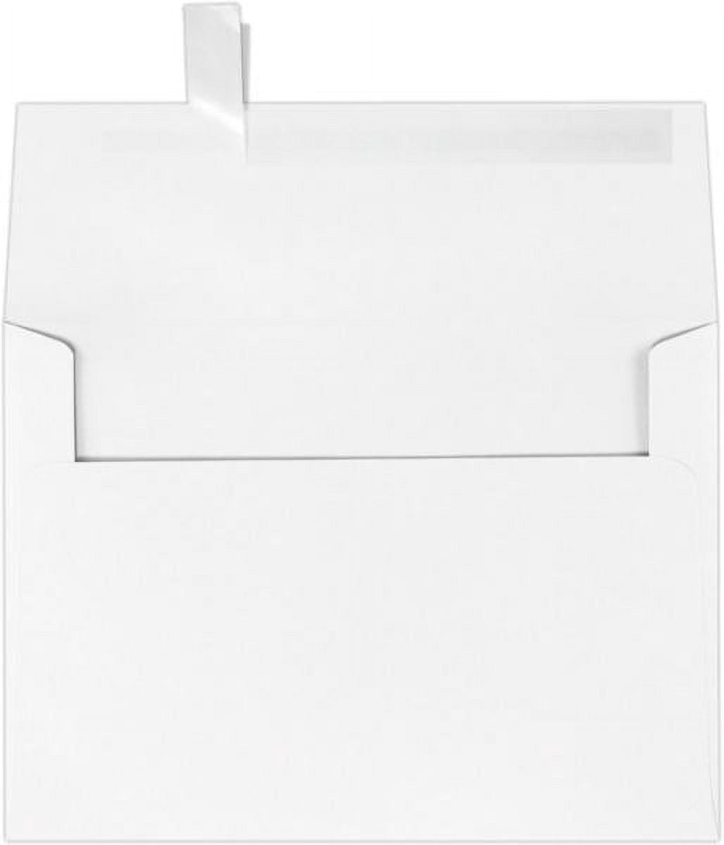 LUXPaper A7 Invitation Envelopes, 5 1/4 x 7 1/4, Brilliant White, 1000/Pack