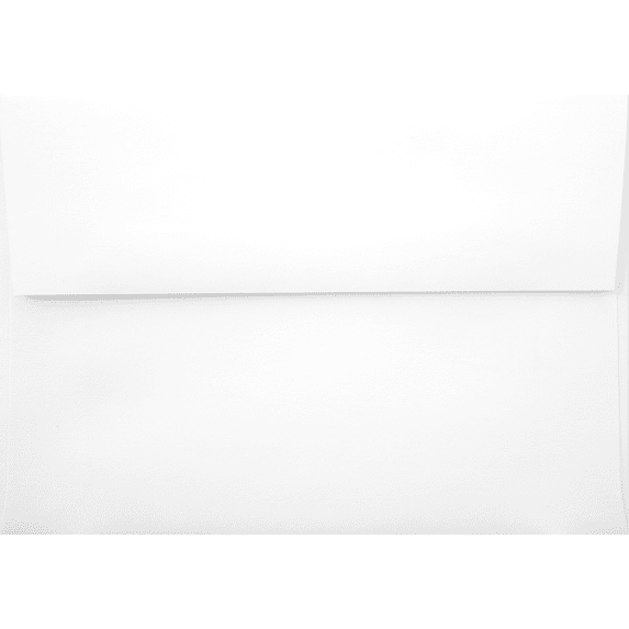 LUXPaper A7 Invitation Envelopes, 5 1/4 x 7 1/4, Brilliant White, 500/Pack