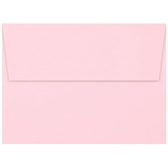 LUXPaper A7 Invitation Envelopes, 5 1/4 x 7 1/4, Candy Pink, 50/Pack
