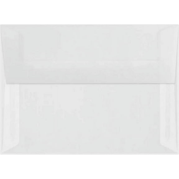 LUXPaper A7 Invitation Envelopes, 5 1/4 x 7 1/4, Clear Translucent, 50/Pack