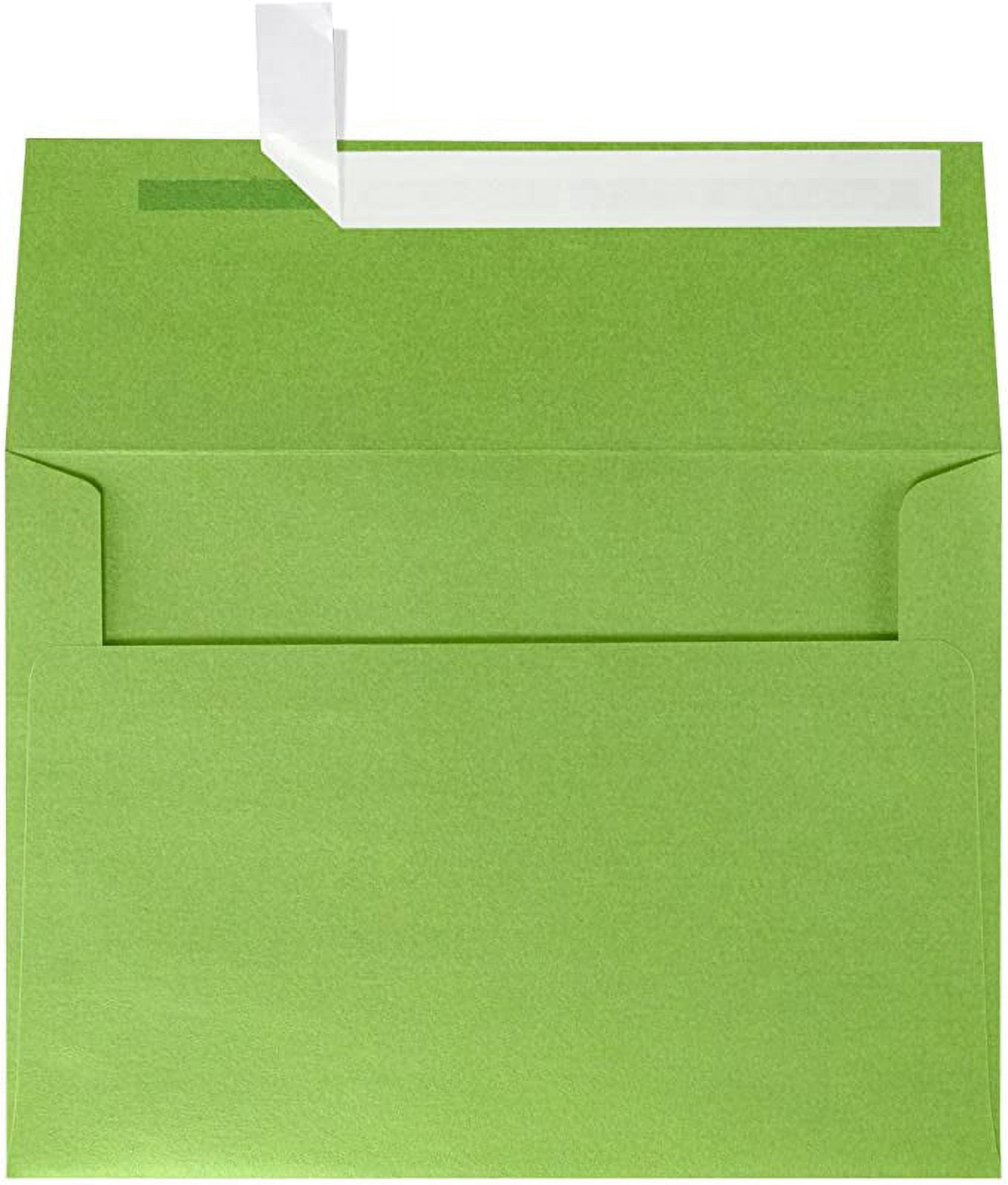 LUXPaper A7 Invitation Envelopes, 5 1/4 x 7 1/4, Fairway Metallic, 500/Pack