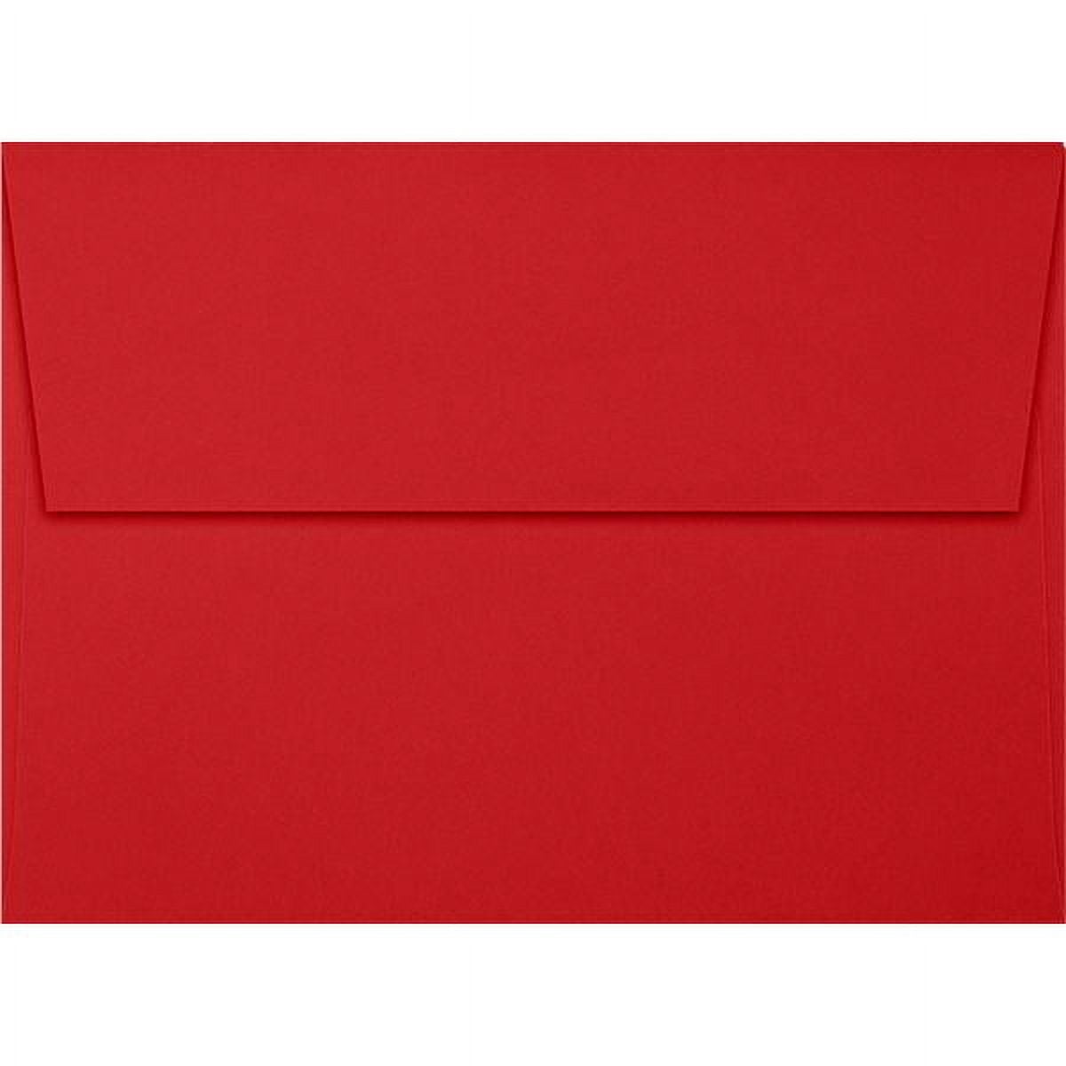 LUXPaper A7 Invitation Envelopes, 5 1/4 x 7 1/4, Ruby Red, 250/Pack