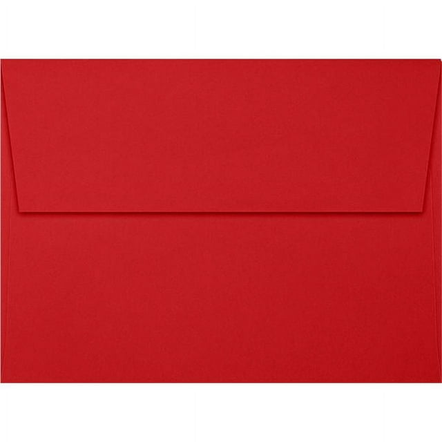 LUXPaper A7 Invitation Envelopes, 5 1/4 x 7 1/4, Ruby Red, 50/Pack