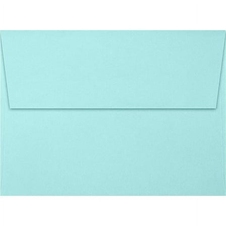 LUXPaper A7 Invitation Envelopes, 5 1/4 x 7 1/4, Seafoam, 50/Pack