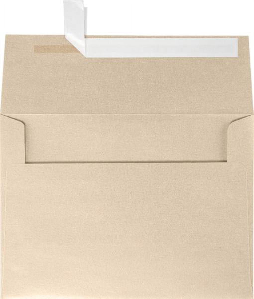 LUXPaper A7 Invitation Envelopes, 5 1/4 x 7 1/4, Taupe Metallic, 250/Pack