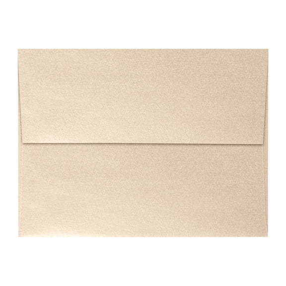 LUXPaper A7 Invitation Envelopes, 5 1/4 x 7 1/4, Taupe Metallic, 50/Pack