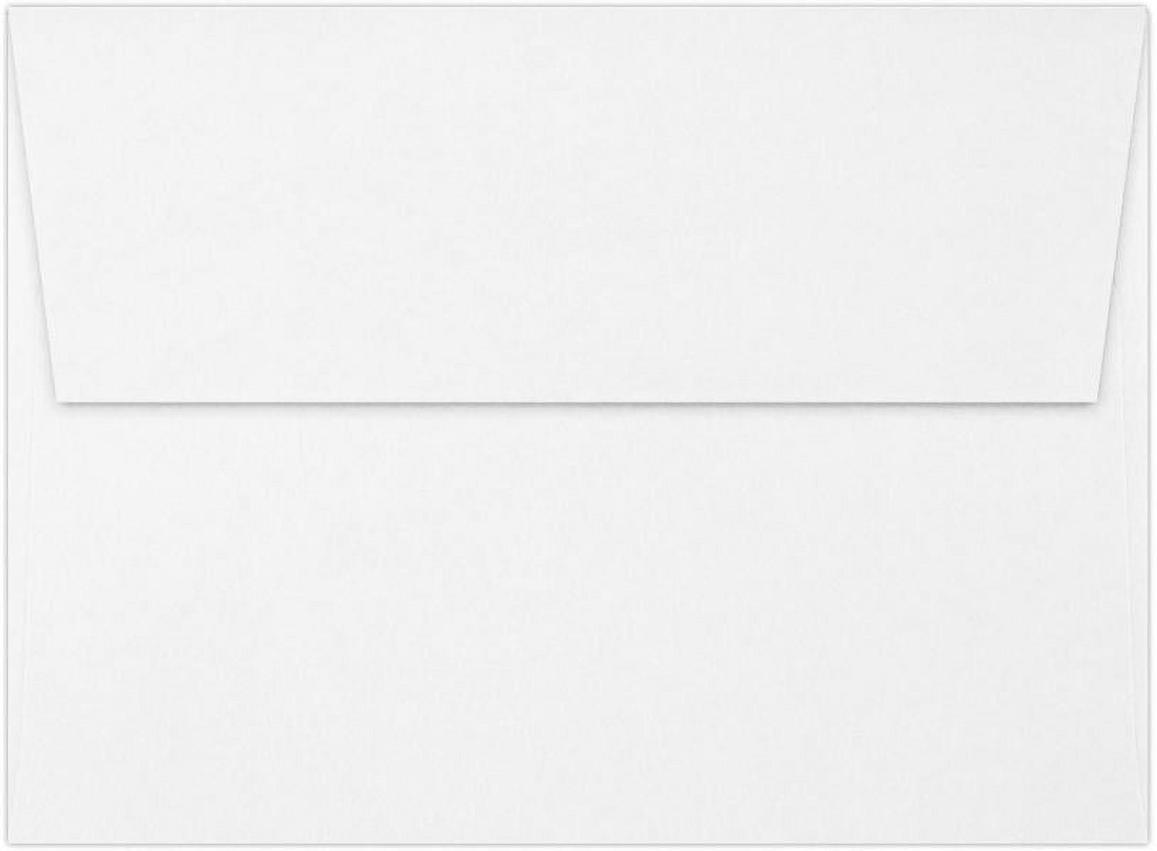 LUXPaper A7 Invitation Envelopes, 5 1/4 x 7 1/4, White, 250/Pack