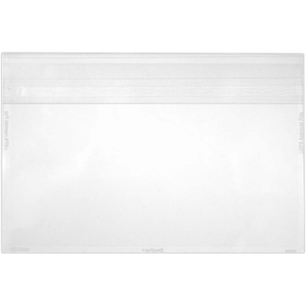 LUXPaper A7 Peel & Press Invitation Envelopes, 5 1/4 x 7 1/4, 80 lb. Crystal Clear, 1000 Pack