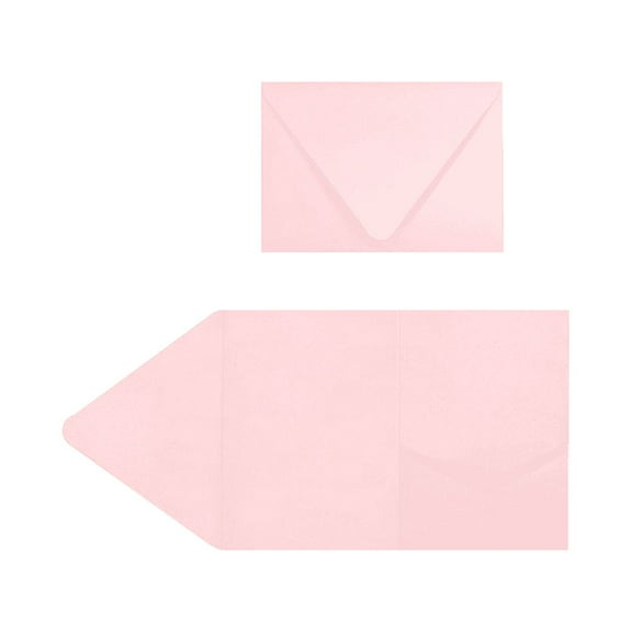LUXPaper A7 Pocket Invitations, 5 x 7, Candy Pink, 150 Pack
