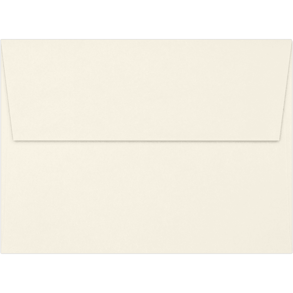 LUXPaper A7 Premium Wove Invitation Envelopes, 5 1/4 x 7 1/4, Natural White, 80lb. 50 Pack