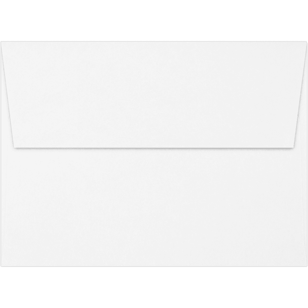 LUXPaper A7 Premium Wove Invitation Envelopes, 5 1/4 x 7 1/4, Ultimate White, 80lb. 1,000 Pack