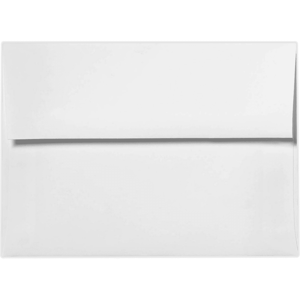 LUXPaper A8 Invitation Envelopes, 5 1/2 x 8 1/8, 24lb. Bright White, 250 Pack