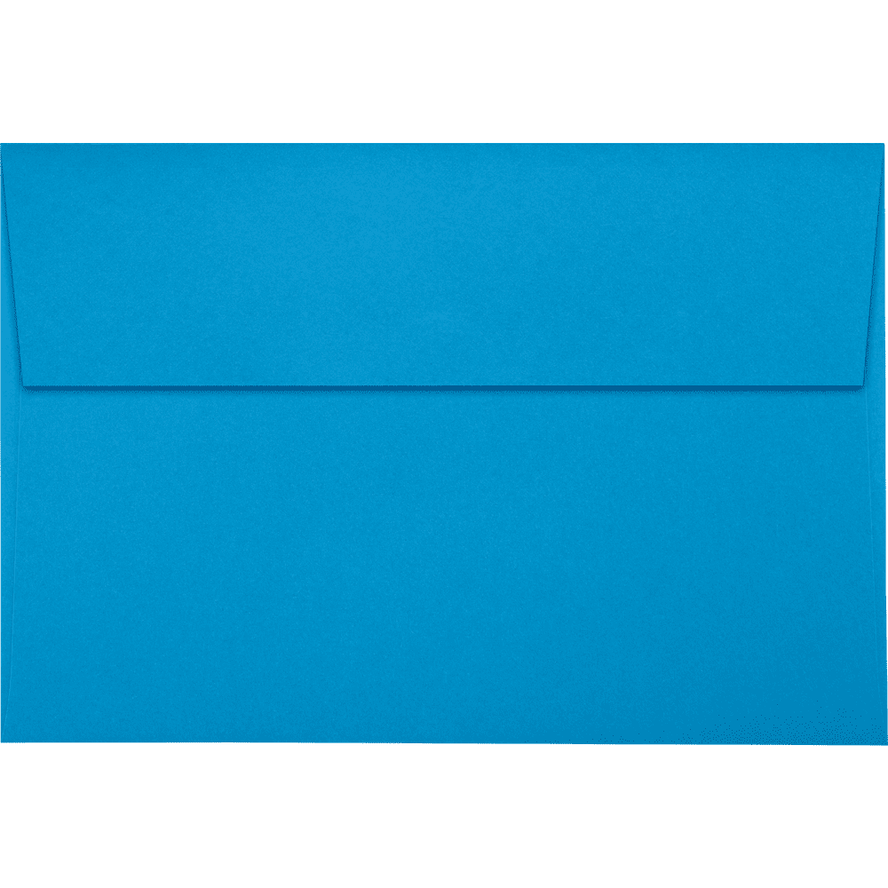 LUXPaper A8 Invitation Envelopes, 5 1/2 x 8 1/8, 80 lb. Pool Blue, 500 Pack