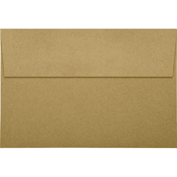 LUXPaper A8 Invitation Envelopes w/Peel & Press, 5 1/2 x 8 1/8, Gold Metallic, 500 Pack