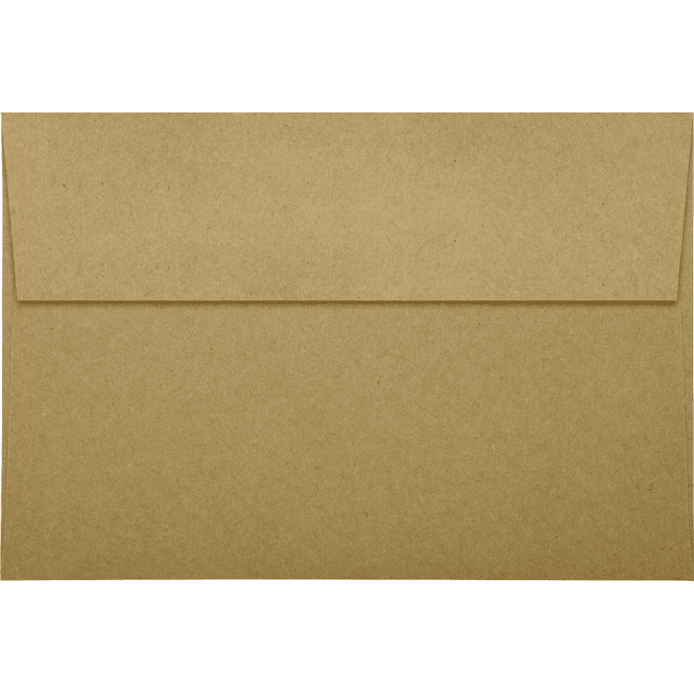 LUXPaper A8 Invitation Envelopes w/Peel & Press, 5 1/2 x 8 1/8, Grocery Bag Brown, 500 Pack
