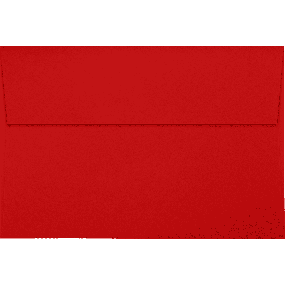 LUXPaper A8 Invitation Envelopes w/Peel & Press, 5 1/2 x 8 1/8, Ruby Red, 500 Pack