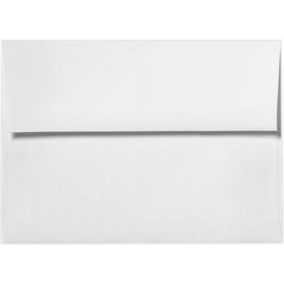 LUXPaper A9 Invitation Envelope, (5 3/4 x 8 3/4), 24lb. Bright White, 50/Pack