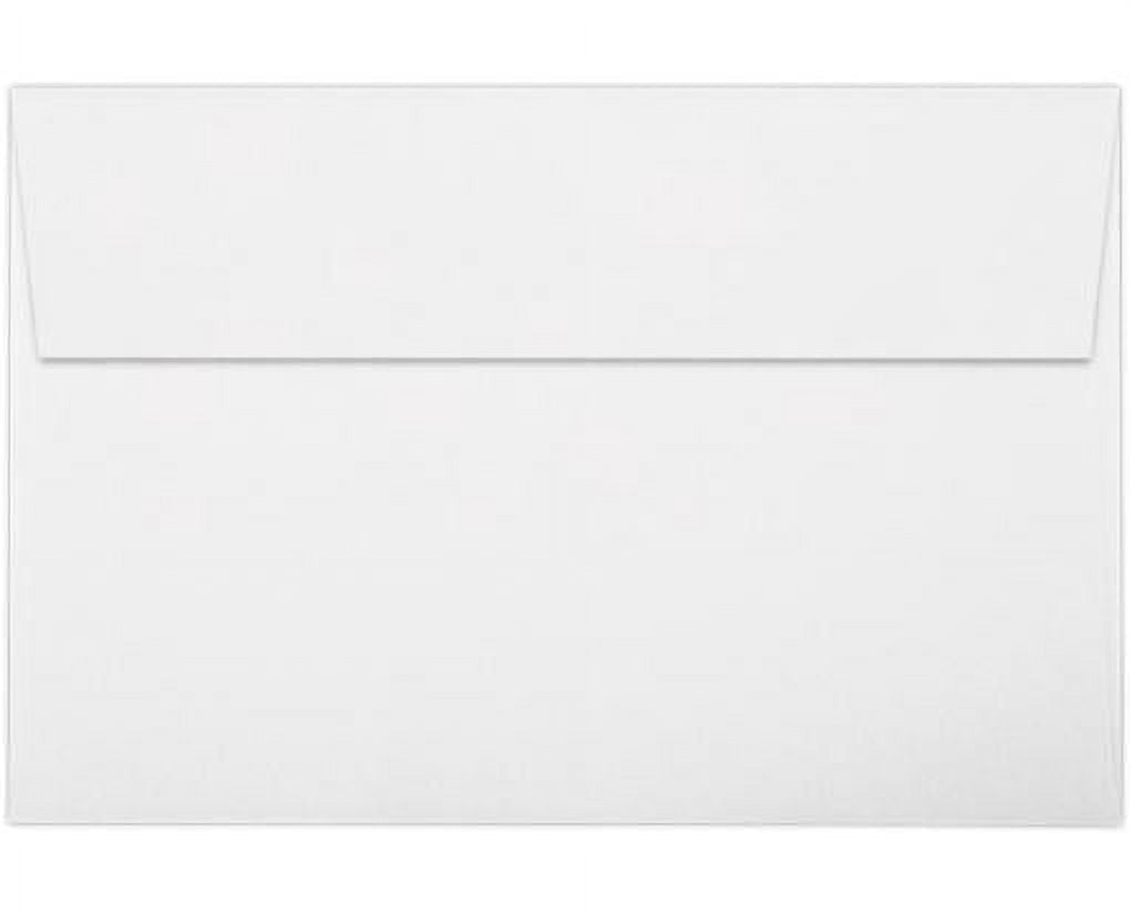 LUXPaper A9 Invitation Envelope, (5 3/4 x 8 3/4), 60lb. White w/Peel & Seal, 100/Pack