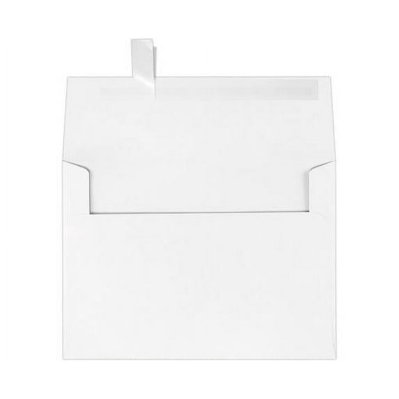 LUXPaper A9 Invitation Envelope, (5 3/4 x 8 3/4), 80lb. White w/Peel & Seal, 50/Pack