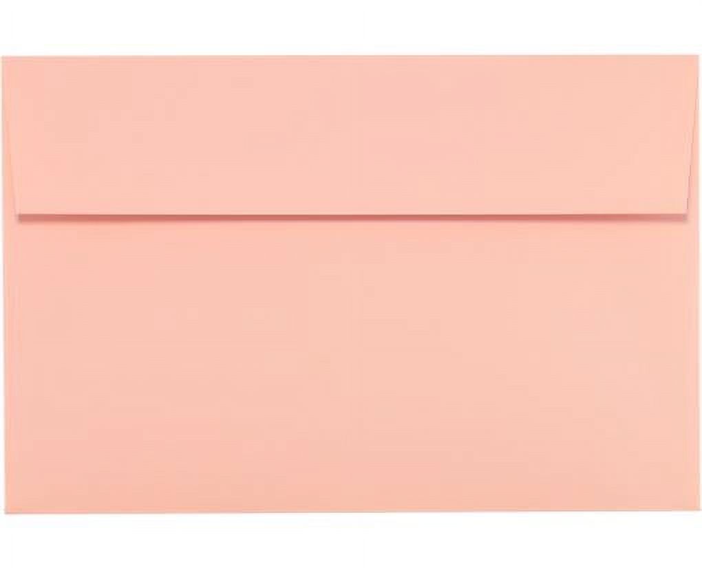 LUXPaper A9 Invitation Envelope, (5 3/4 x 8 3/4), Blush Pink, 50/Pack