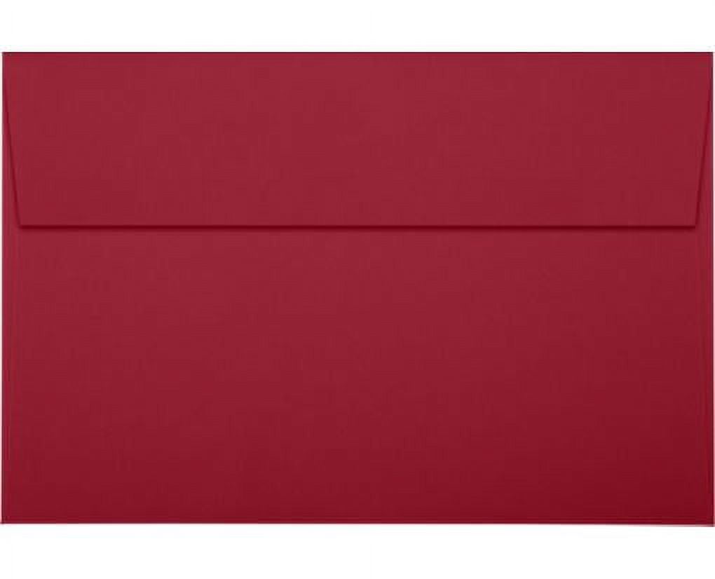 LUXPaper A9 Invitation Envelope, (5 3/4 x 8 3/4), Garnet Red, 1000/Pack