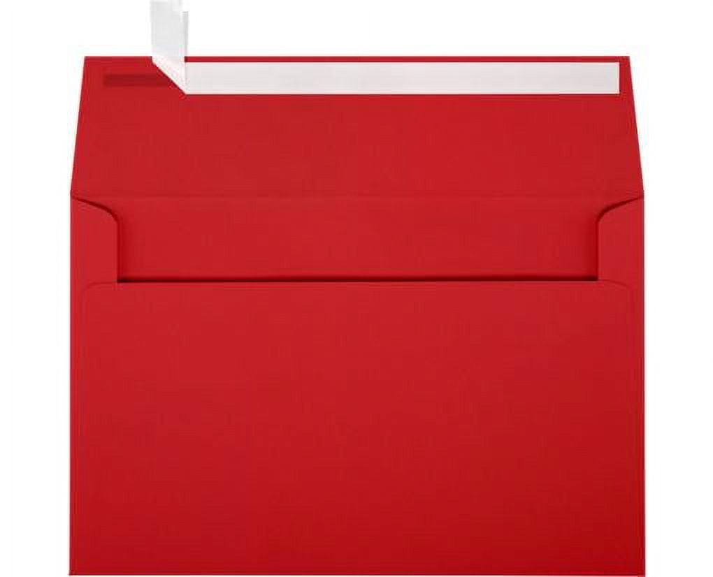 LUXPaper A9 Invitation Envelope, (5 3/4 x 8 3/4), Ruby Red, 500/Pack