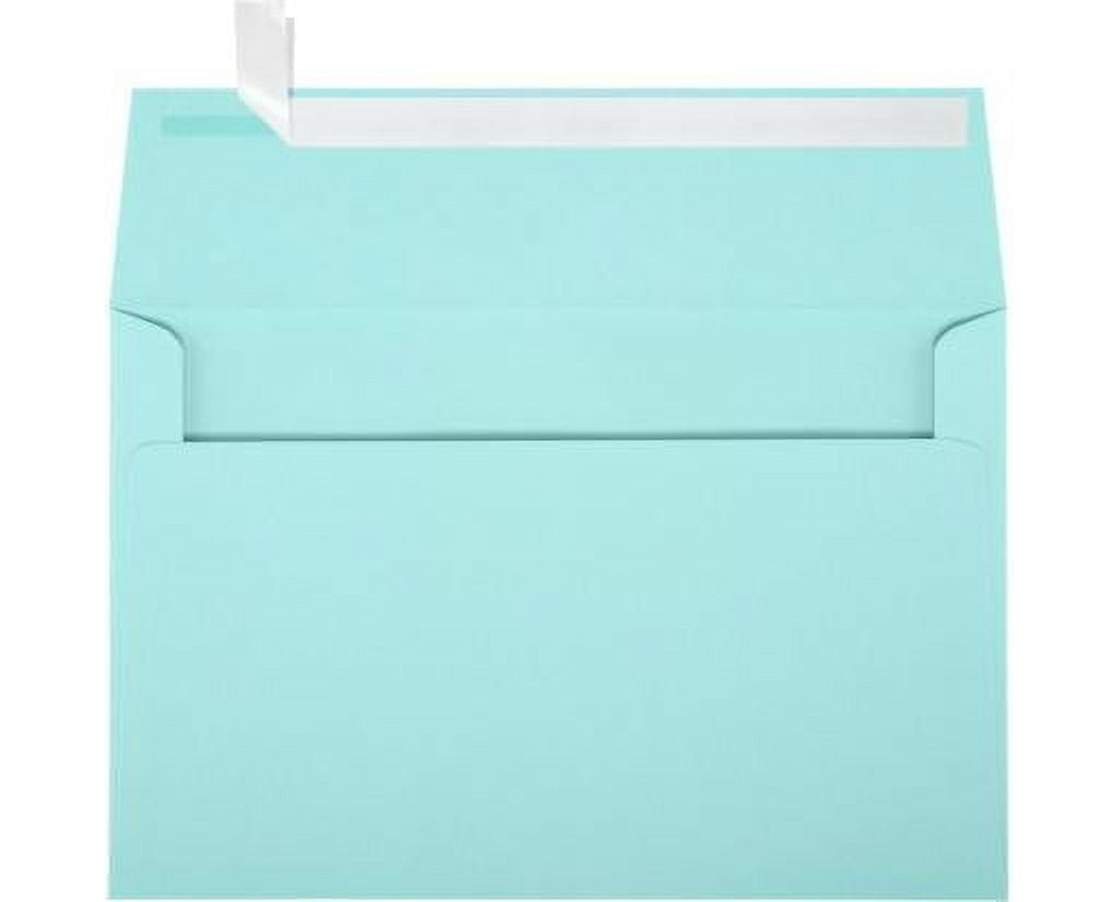 LUXPaper A9 Invitation Envelope, (5 3/4 x 8 3/4), Seafoam, 50/Pack