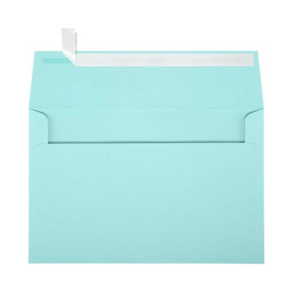 LUXPaper A9 Invitation Envelope, (5 3/4 x 8 3/4), Seafoam, 50/Pack
