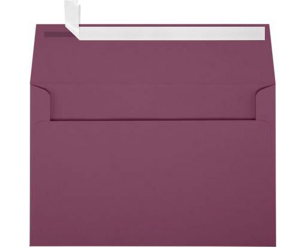 LUXPaper A9 Invitation Envelope, (5 3/4 x 8 3/4), Vintage Plum, 50/Pack