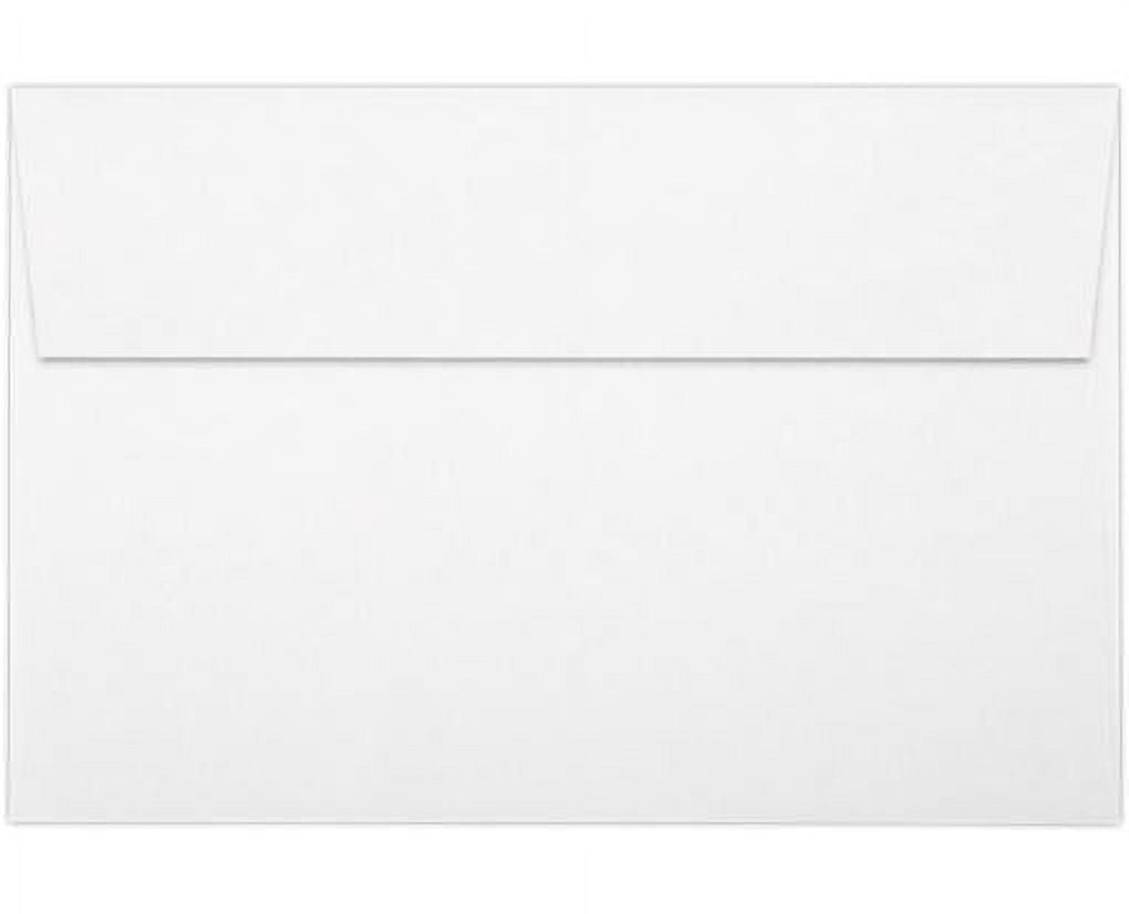 LUXPaper A9 Invitation Envelope, (5 3/4 x 8 3/4), White, 100% Recycled, 500/Pack