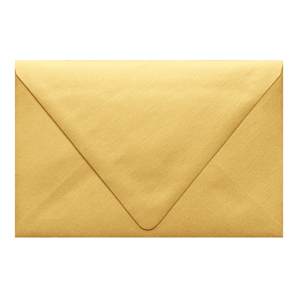 LUXPaper A9 Invitation Envelopes, 5 3/4 x 8 3/4, Gold Metallic, 250 Pack