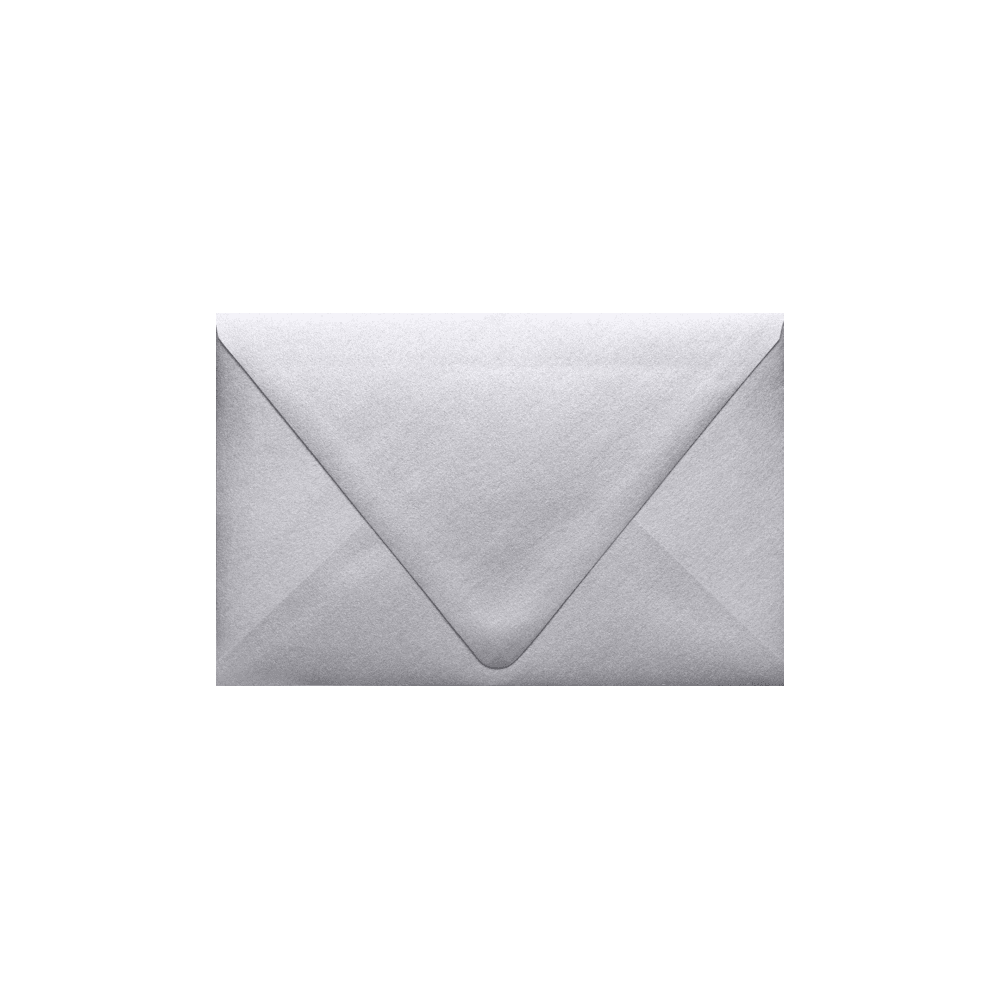 LUXPaper A9 Invitation Envelopes, 5 3/4 x 8 3/4, Silver Metallic, 50 Pack