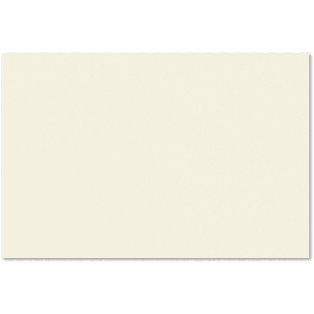 LUXPaper Blank Flat Note Cards, Natural, 4 x 6, 50/Pack