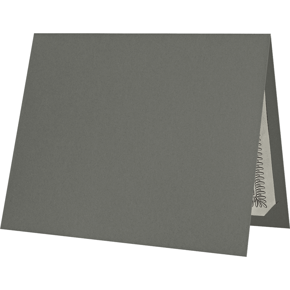 LUXPaper Certificate Holders for 8 1/2 x 11 Documents, 100 lb, Smoke, 50 Pack, Holder Size 9 1/2 x 12