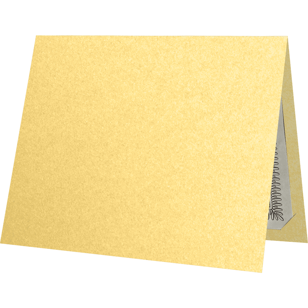 LUXPaper Certificate Holders for 8 1/2 x 11 Documents, 105 lb, Gold Metallic, 25 Pack, Holder Size 9 1/2 x 12