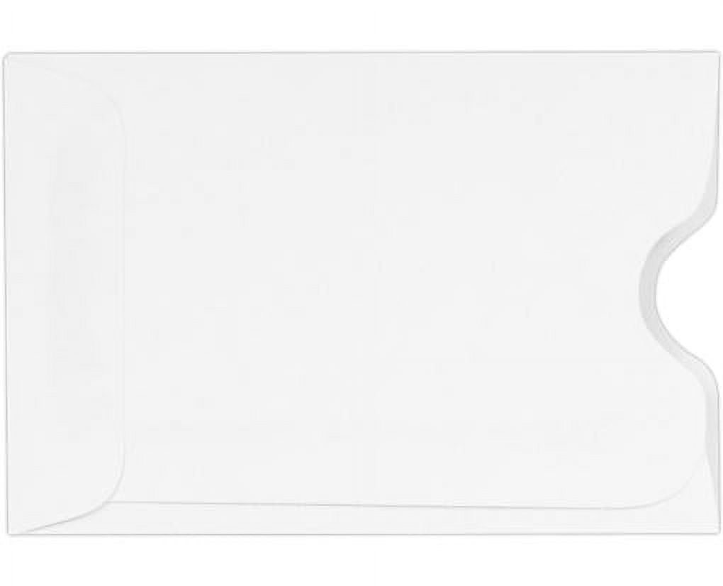 LUXPaper Credit Card & Gift Card Sleeves, 2 3/8 x 3 1/2, 24lb. White, 3,000 Pack