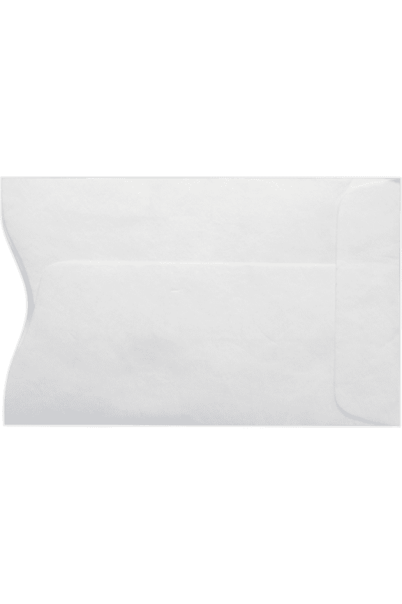 Credit Card & Gift Cards Sleeves, 14 lb, White Tyvek, 250 Pack, Size 2 1/4 x 3 1/2