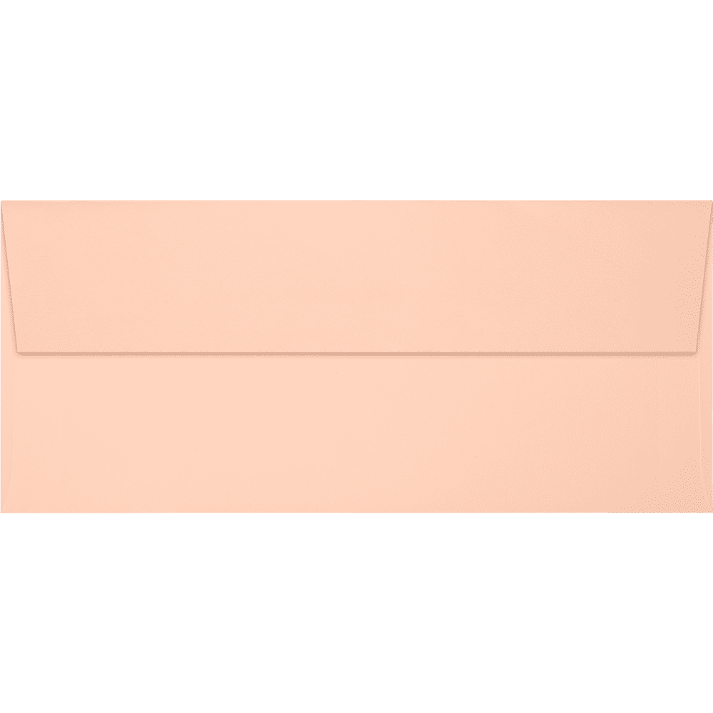 LUXPaper Slimline #9 Invitation Envelopes, 3 7/8 x 8 7/8, Blush Pink, 500 Pack