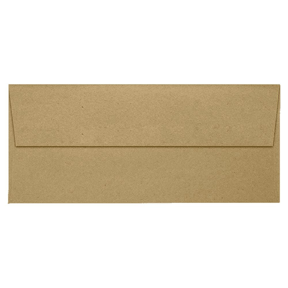 LUXPaper Slimline #9 Invitation Envelopes, 3 7/8 x 8 7/8, Grocery Bag Brown, 250 Pack