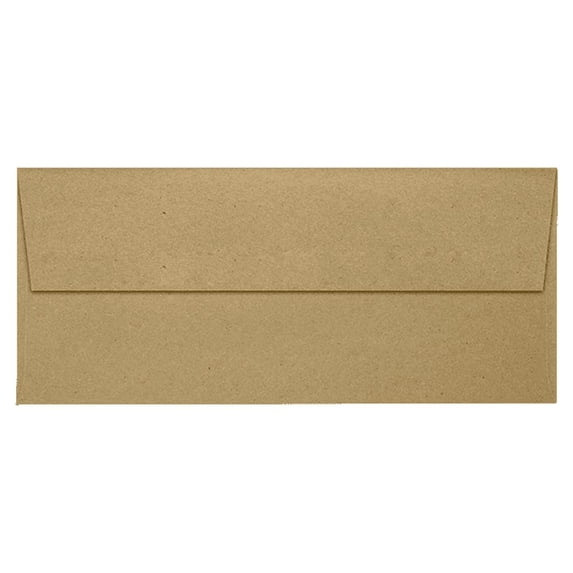 LUXPaper Slimline #9 Invitation Envelopes, 3 7/8 x 8 7/8, Grocery Bag Brown, 250 Pack