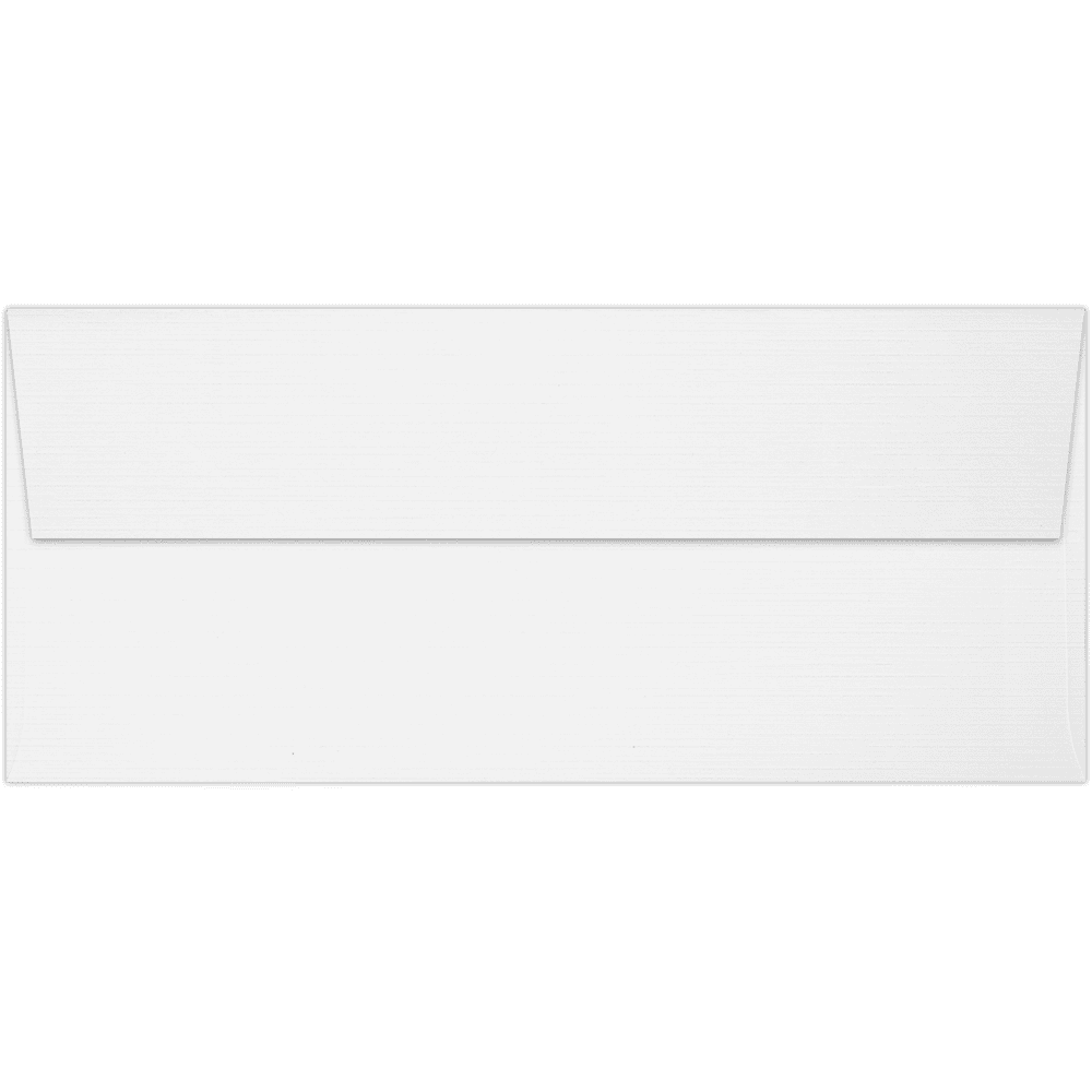 LUXPaper Slimline #9 Invitation Envelopes, 3 7/8 x 8 7/8, White Linen, 1000 Pack